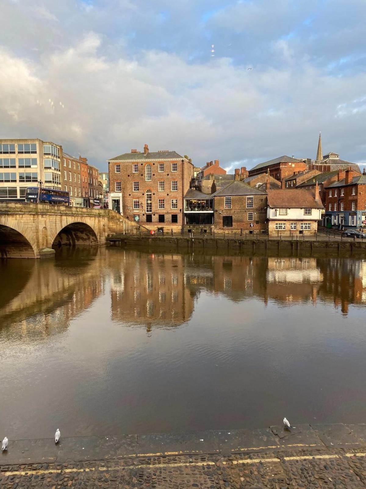 Luxury Apartment Woodsmill View - On The River - With Balcony - Recently Refurbished York Eksteriør billede